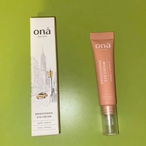 Ona New York Brightening Eye Cream - Peptides + Vitamin E - 15mL/0.5oz
